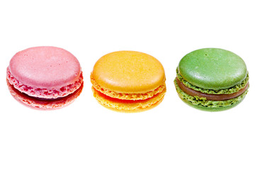 colorful macaroons