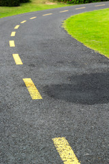Obraz premium road for pedestrians in the nature