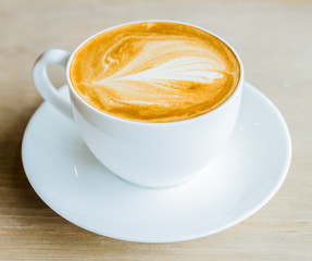 Latte coffee