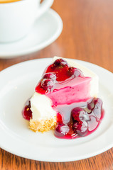 Blueberry cheesecake