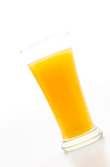 Orange juice glass