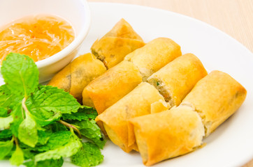 Fried spring rolls