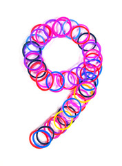 Colorful rubber band No.9