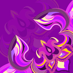 Color background with ornament