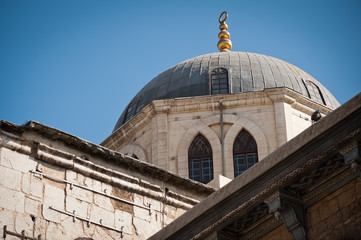 Fototapeta na wymiar Damascus the big Mosque Umayyad