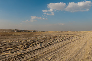 Naklejka premium Arabian sand ripples