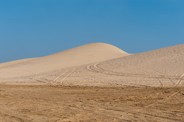 Fototapeta na wymiar Arabian sand ripples