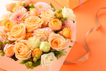 ギフト、花のアレンジ