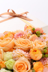 プレゼント、花のアレンジ