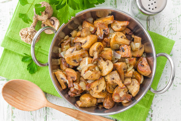 Fried mushrooms