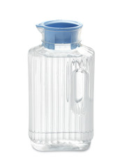 Jug of drinking water (with clipping path) isolated on white