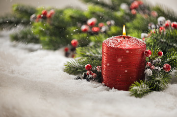 Christmas candle