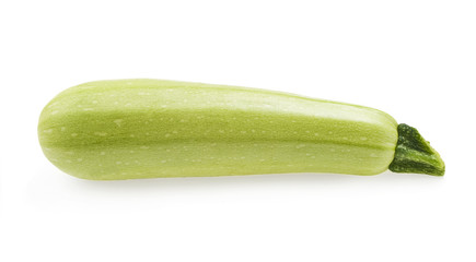 zucchini isolated on white background