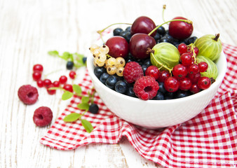 Assorted fresh berries