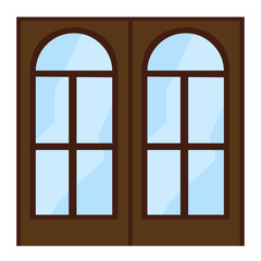 window isolated illustration