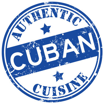 cuban cuisine stamp