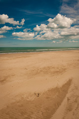 Fototapeta na wymiar Beautiful empty beach