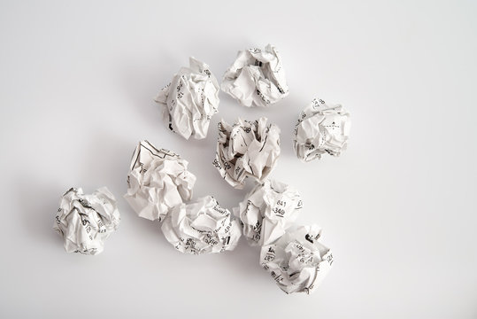 Zerkn&uuml;lltes Papier