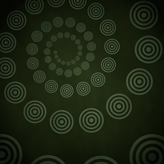 3d graphic of a round sight disk label  on vintage background