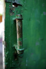 old doors rusted from time