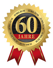 Fototapeta premium 60 Jahre Jubiläum