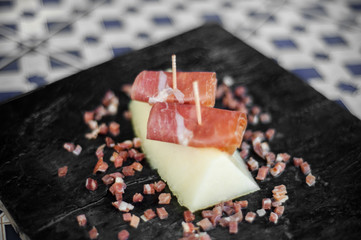 jamon-melon