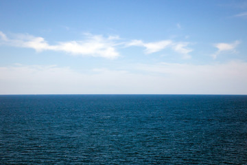 Fototapeta premium View of seascape and cloudscape.