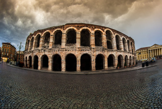 Arena in Verona, Italy.