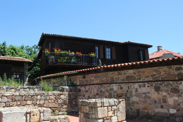 Ruins in the ancient town of Sozopol, Bulgaria