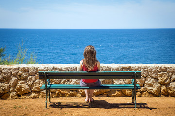 Looking at the sea