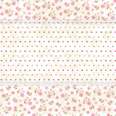 Vintage floral background