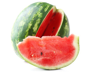 Watermelon isolated on white