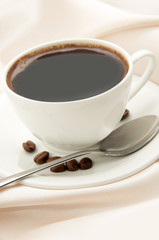White coffee cup