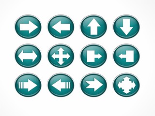 Blue arrows buttons