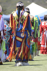 Fototapeta na wymiar Native American Dancer's Regalia
