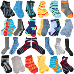 Selection of various socks
