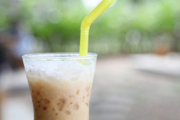 ice latte coffe