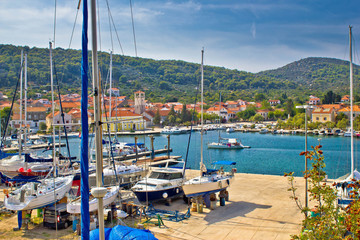Fototapeta premium Veli iz island waterfront view