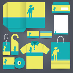 Stationery template design.