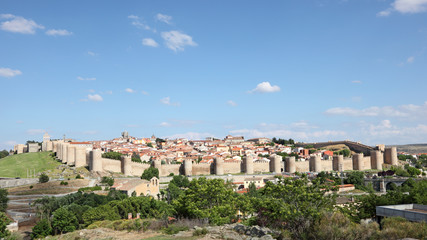 Medieval spanish town Avila, Castile and Leon, Spain