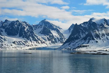 Papier Peint photo Glaciers er gletscher im Magdalenenfjord