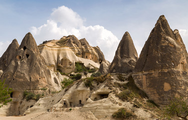 Fototapeta na wymiar Mountain landscape, Goreme, Cappadocia, Turkey
