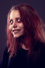 Fototapeta premium Girl possesst by a demon