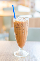 Iced mocha coffee