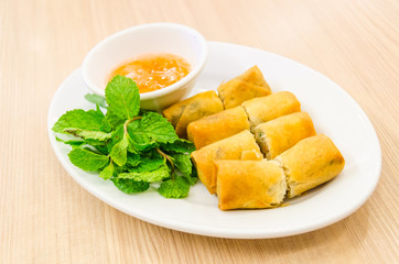 Fried spring rolls