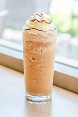 Mocha coffee frappe