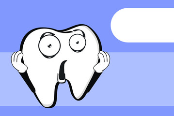 molar dental cartoon background6