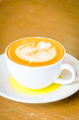 Latte coffee