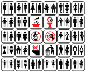 toilet sign