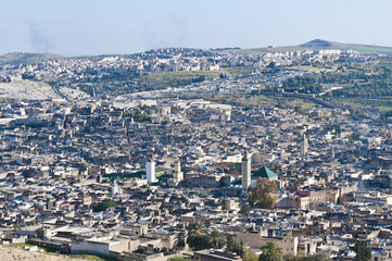 Fototapeta premium Fez general view at Morocco